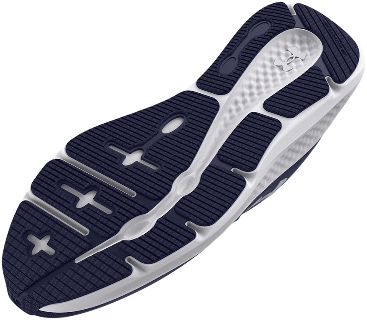 Under Armour Men\'s Charged Pursuit 3 Tech Navy White  3025424-400 Size 8.5 Cut in half: Under Armour Charged Pursuit 3 Review | RunRepeat main image 2
