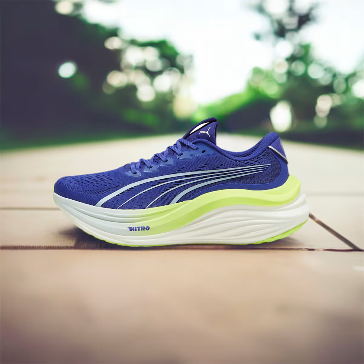 ★ PUMA★ Magmax Nitro Blue Mint 31008812 310088-12 Puma Magmax Nitro 310088 Men's Running Shoes, 25 Fall/Winter