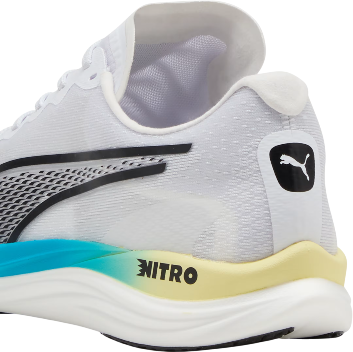 ◆PUMA◆ Propio Nitro Black White 31142801 311428-01 Puma 311428 Propio Nitro Running Shoes, Men's, 25 Spring