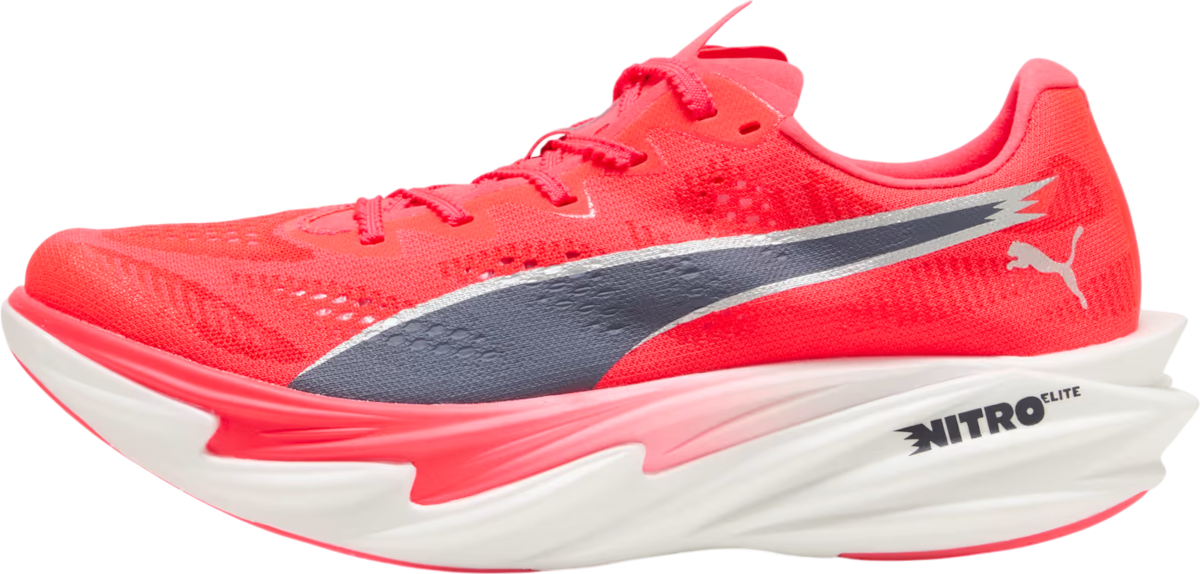 Puma Deviate Nitro Elite 4 Hardloopschoen, 40,5, Rood