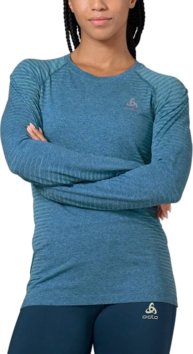 Dámské běžecké tričko s dlouhým rukávem Odlo Essential Seamless