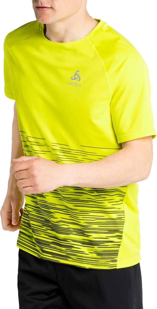 Pánské běžecké tričko s krátkým rukávem Odlo ESSENTIAL PRINT