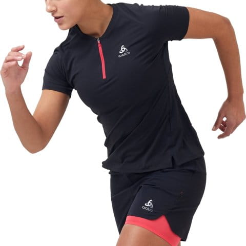 T-shirt crew neck s/s 1/2 zip AXALP TRAI