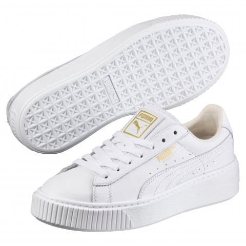 Shoes Puma Basket Platform Core White 
