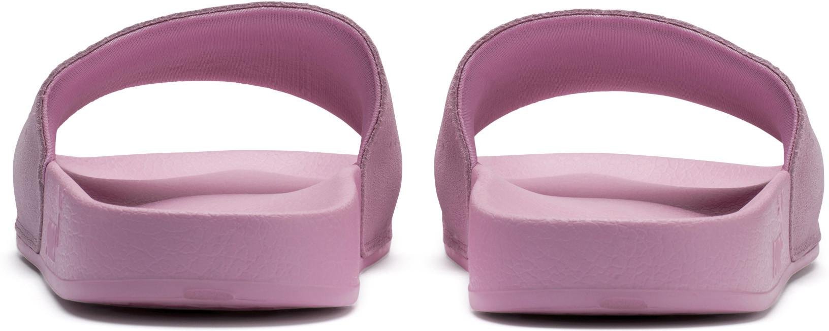 puma leadcat suede slides