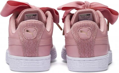 puma basket heart woven rose