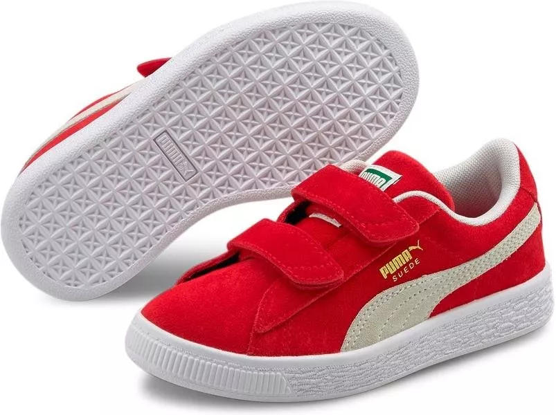 Shoes Puma Suede Classic XXI V Kids (PS) Rot Weiss F02