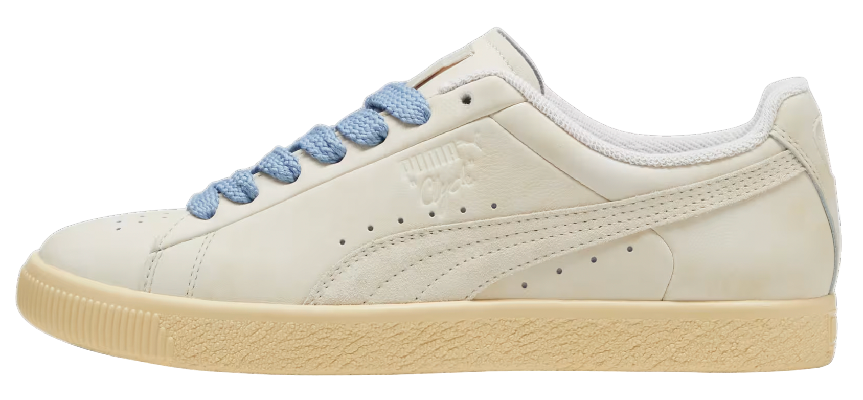 ◆PUMA◆ Puma LMC Clyde White Ivory 396956-01 PUMA X LMC Clyde Lost Management Cities White-Frosted men's