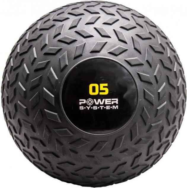 Medizinball Power System SLAM BALL BLACK 5 kg