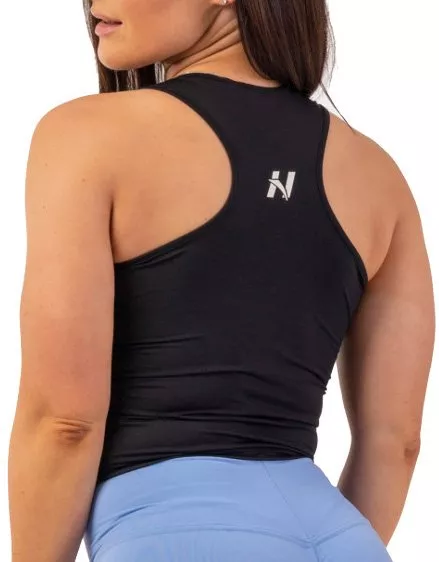 Camiseta sin mangas Nebbia Sporty Slim-Fit Crop Tank Top