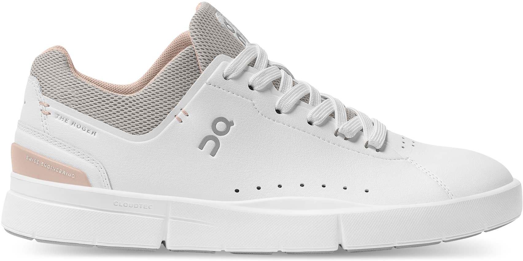 Scarpe Running ON The Roger Advantage Damen White/Rose