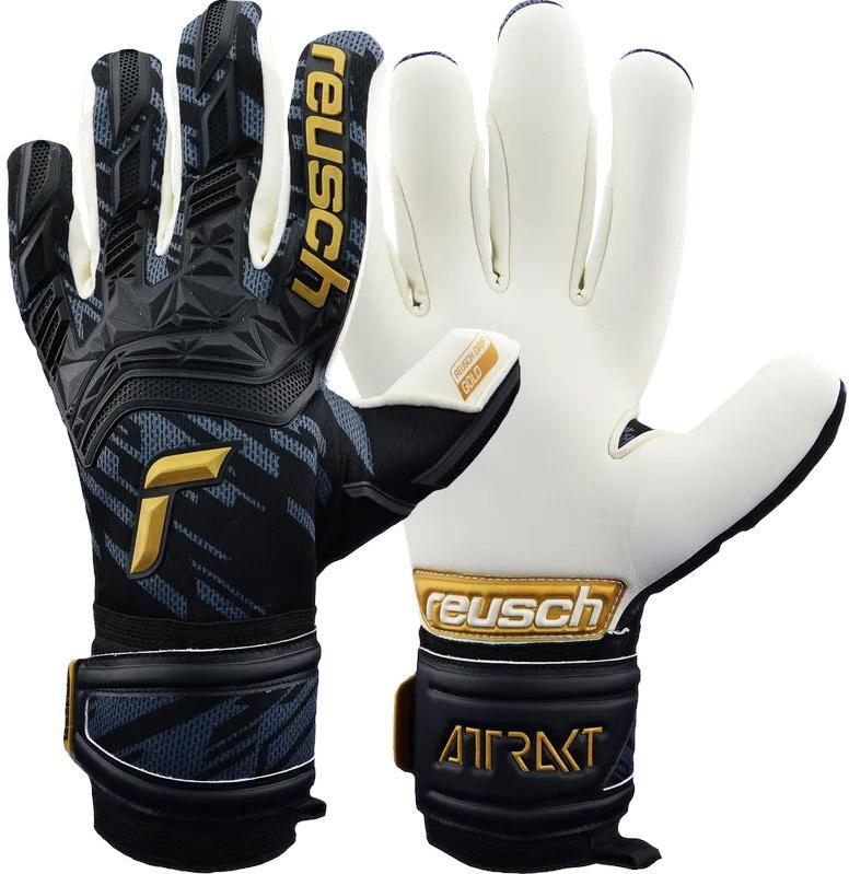 Goalkeeper's gloves Reusch Attrakt Freegel Gold KS