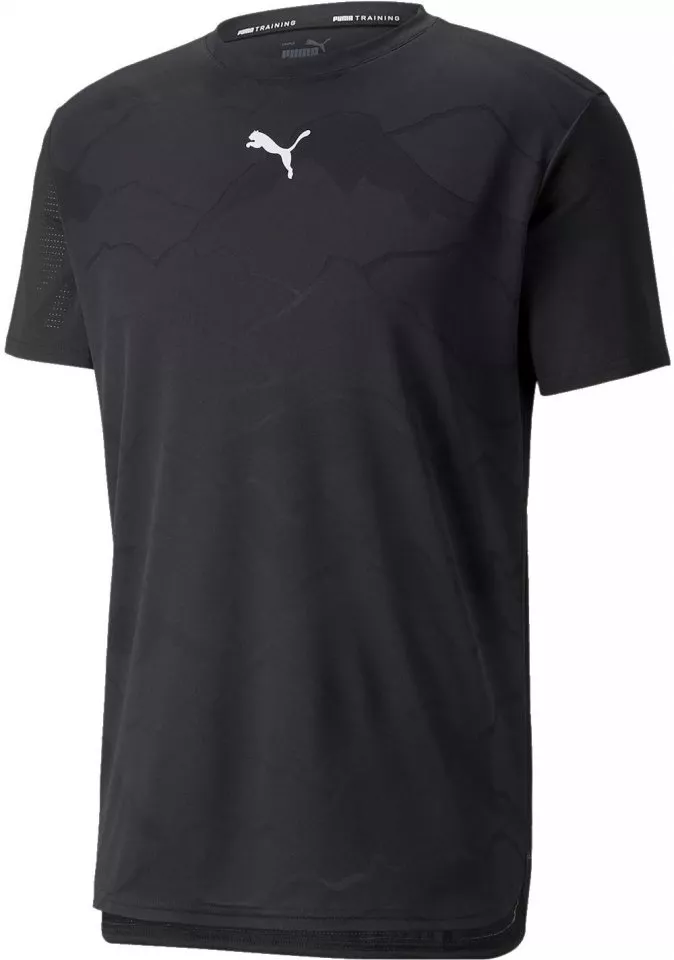 Camiseta Puma TRAIN VENT SS TEE Black-Jacquard