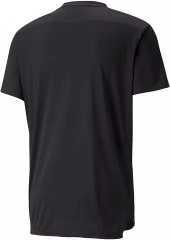 Tričko Puma TRAIN VENT SS TEE Black-Jacquard