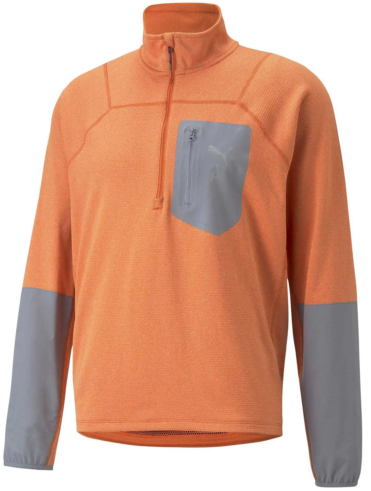 Tee-shirt à manches longues Puma M SEASONS POLYPROPYLENE RAINCELL 1/2 ZIP