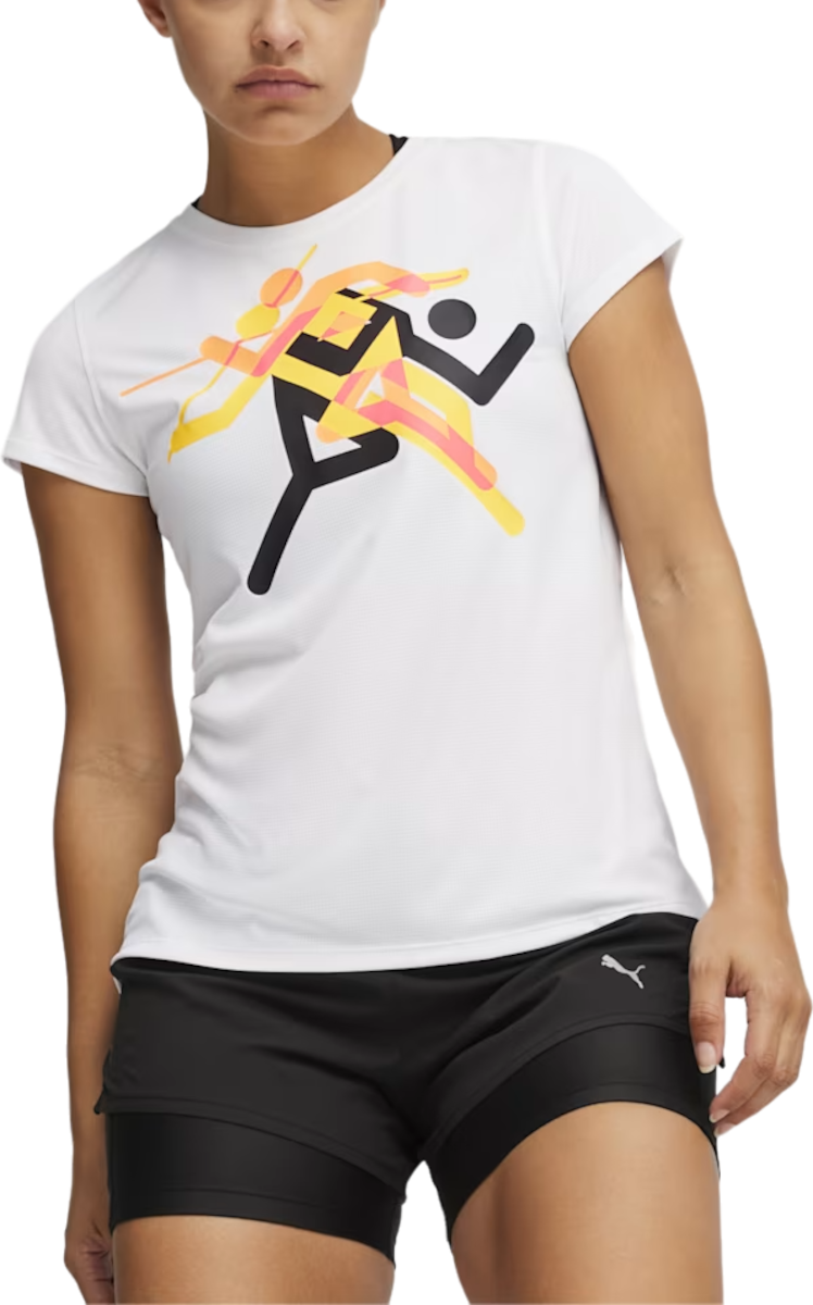 Puma RUN FASTER ICONS TEE Rövid ujjú póló