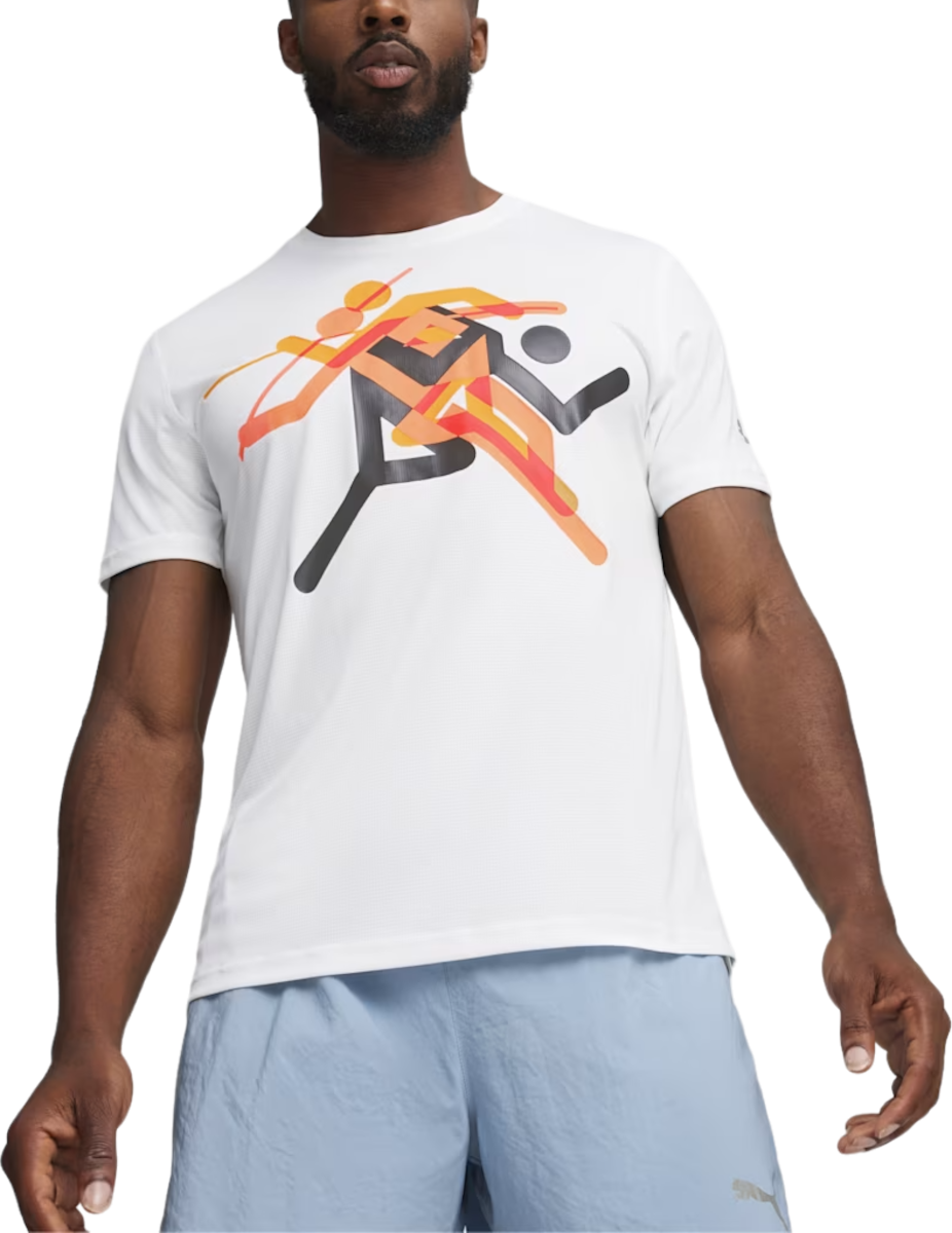 Magliette Puma RUN FASTER ICONS GRAPHIC TEE