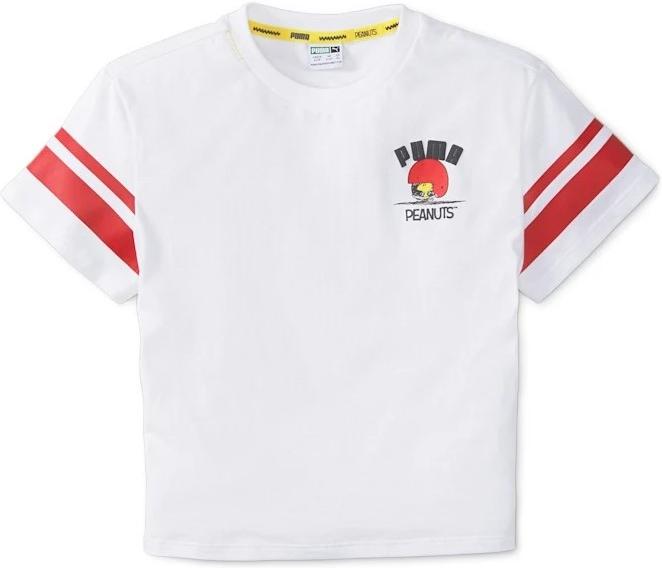 Dětské tričko s krátkým rukávem Puma × Peanuts Tee