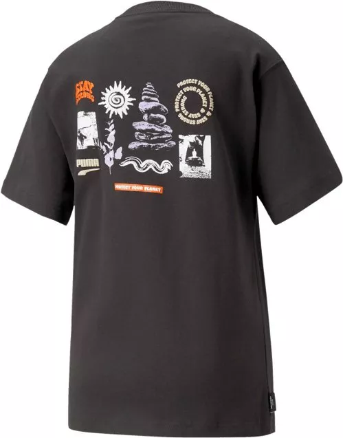 Puma DOWNTOWN Relaxed Graphic T-Shirt W Rövid ujjú póló