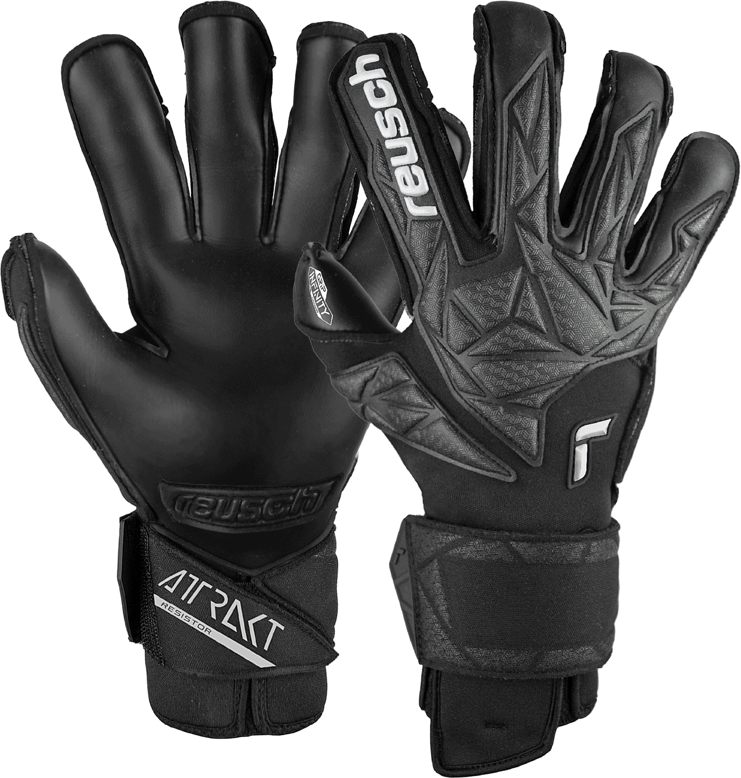 Goalkeeper's Reusch Attrakt Infinity Resistor Goalkeeper Gloves