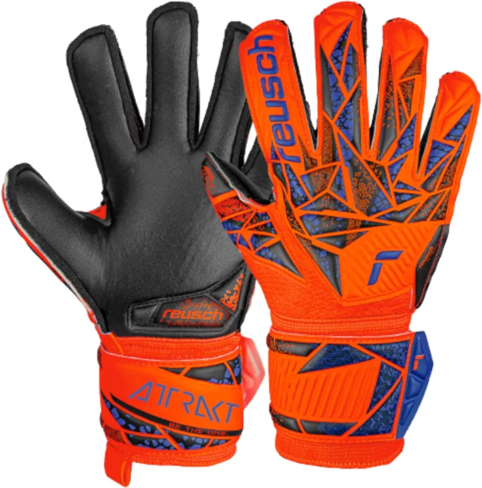 Reusch Attrakt Silver Goalkeeper Gloves Kids Kapuskesztyű
