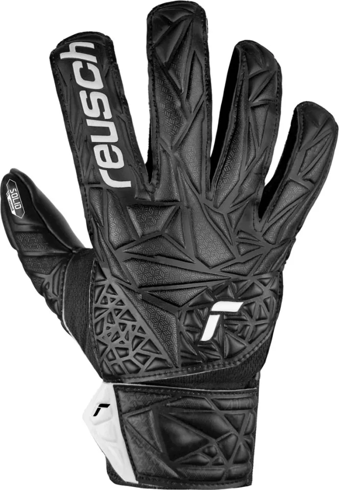 Reusch Attrakt Starter Solid Finger Support Goalkeeper Gloves Kids Kapuskesztyű