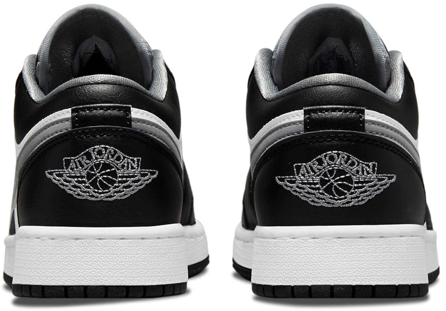 Jordan Kids Air Jordan 1 Low Black/Grey/White Sneakers - Farfetch