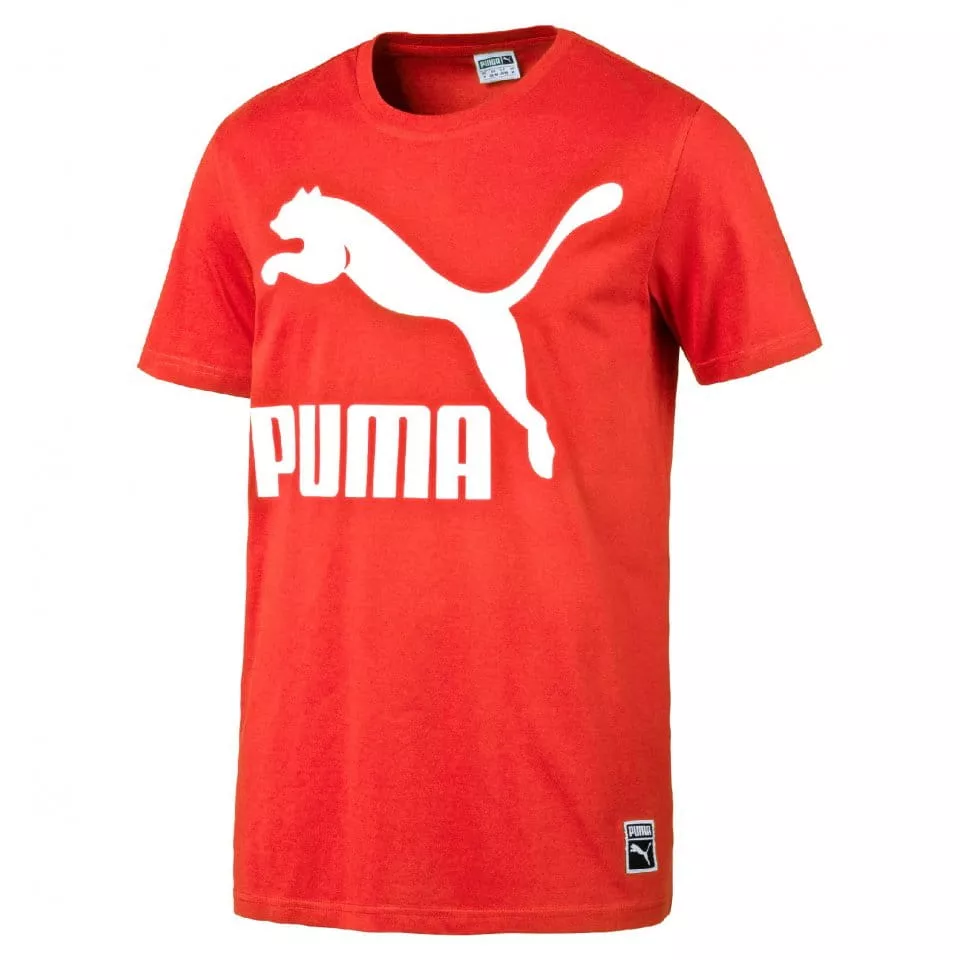 Triko Puma Archive Logo Tee high risk red