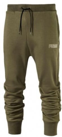 olive green puma sweatpants