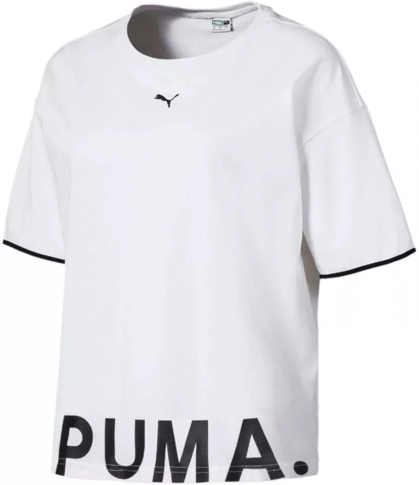 T-shirt Puma Chase Cotton Tee White