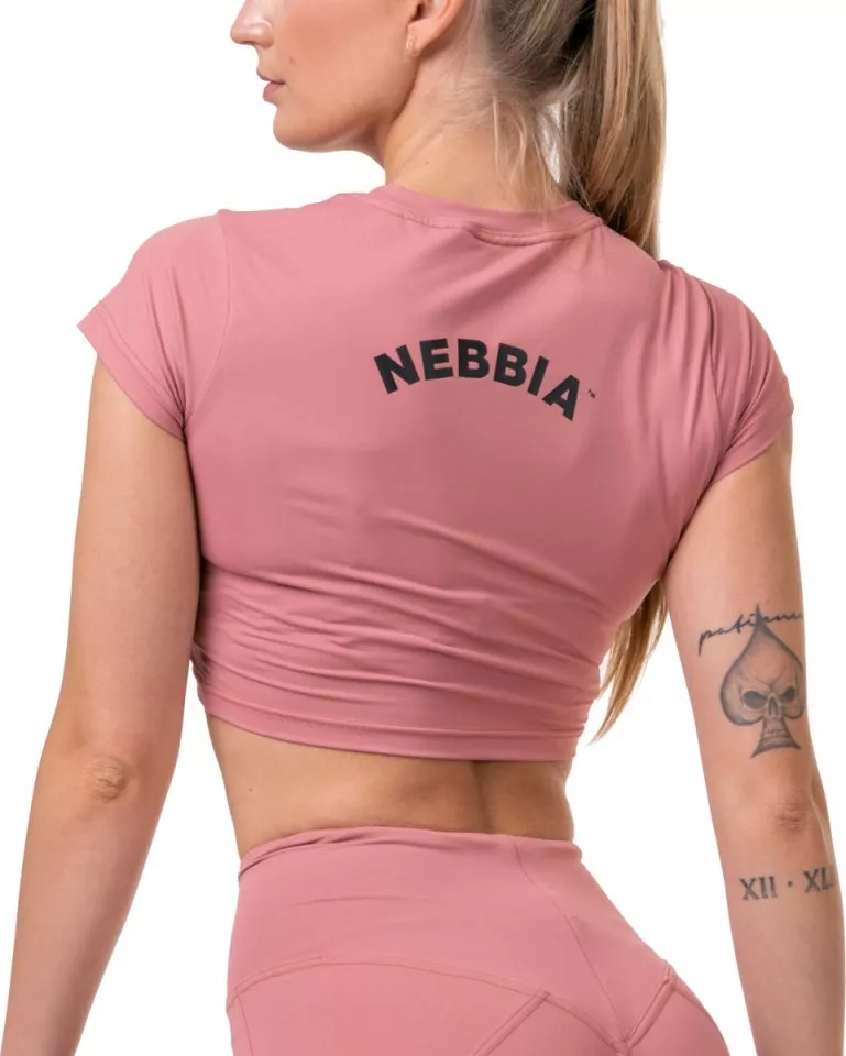 Tee-shirt Nebbia Short Sleeve Sporty Crop Top