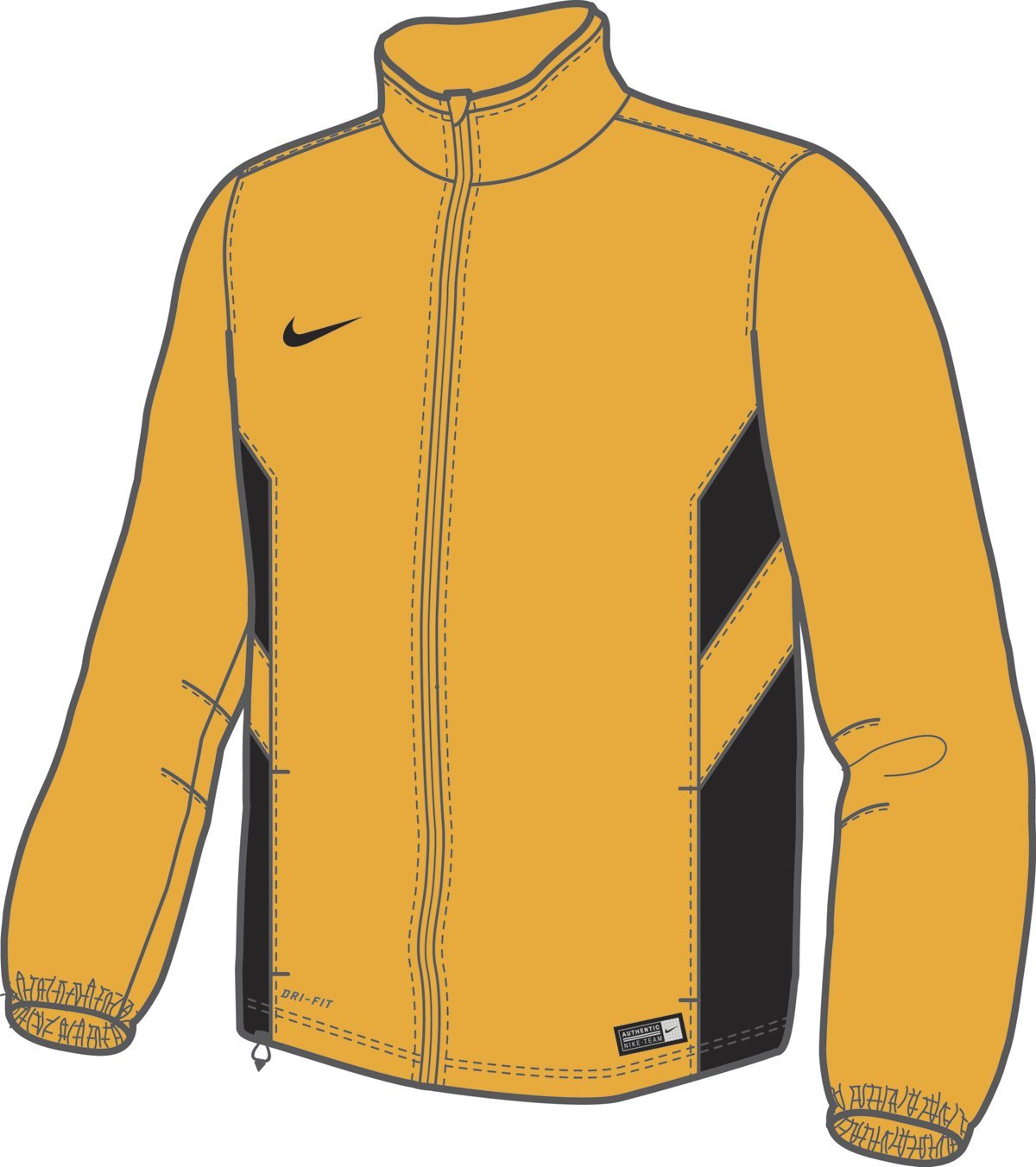 Jacket Nike YTH ACADEMY14 SDLN WVN JKT - TEAMSPORT