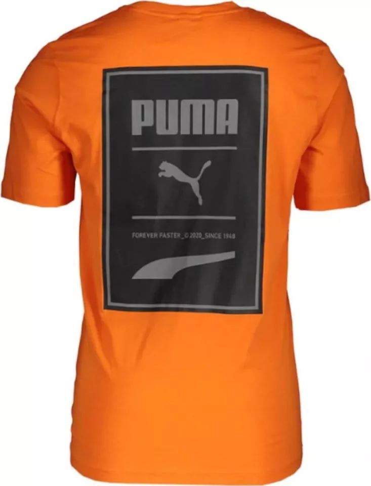 Tricou Puma Recheck Pack Graphic Tee Vibrant Orange