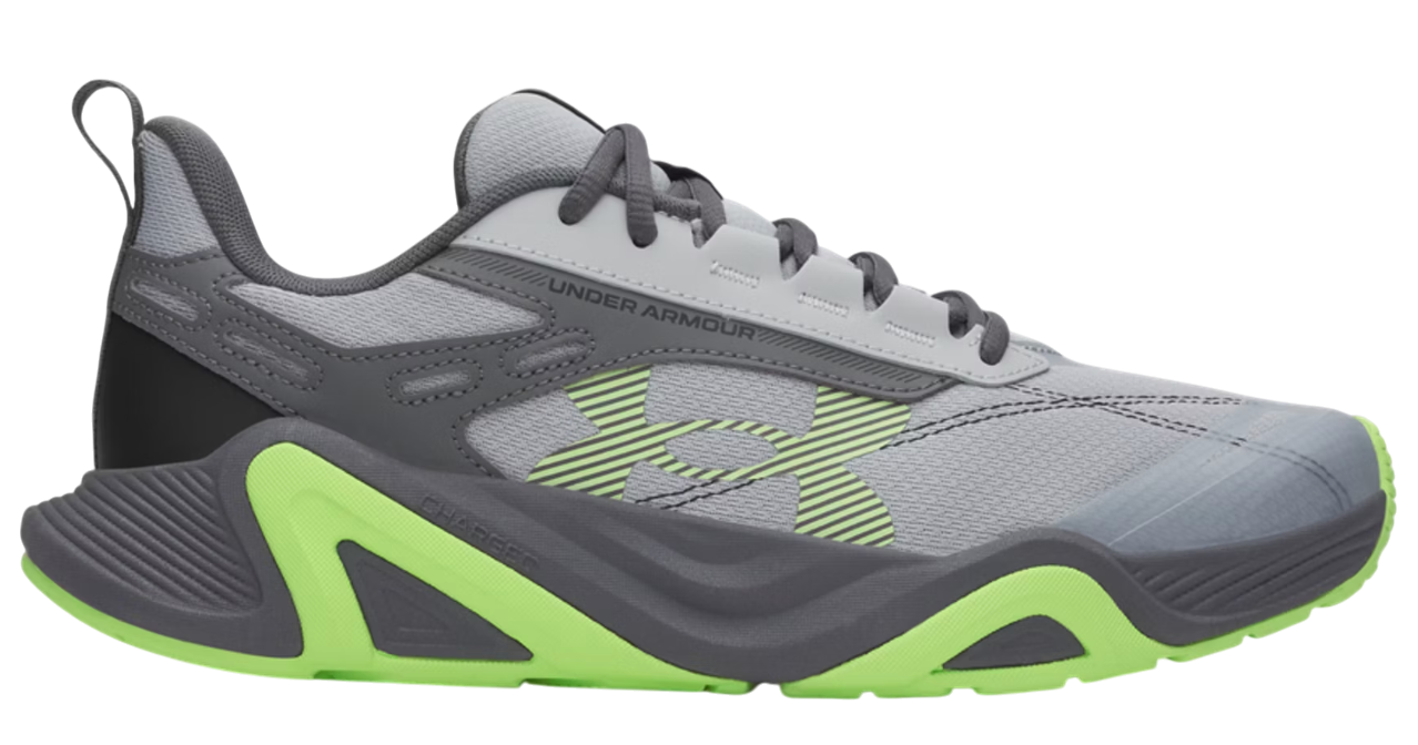 Under Armour Charged Commit TR 5 Men 13 Gray Green Sport Train Shoe 6007140-011 Кроссовки UA Charged Commit TR 5 Under Armour 6007140-011  main image 3