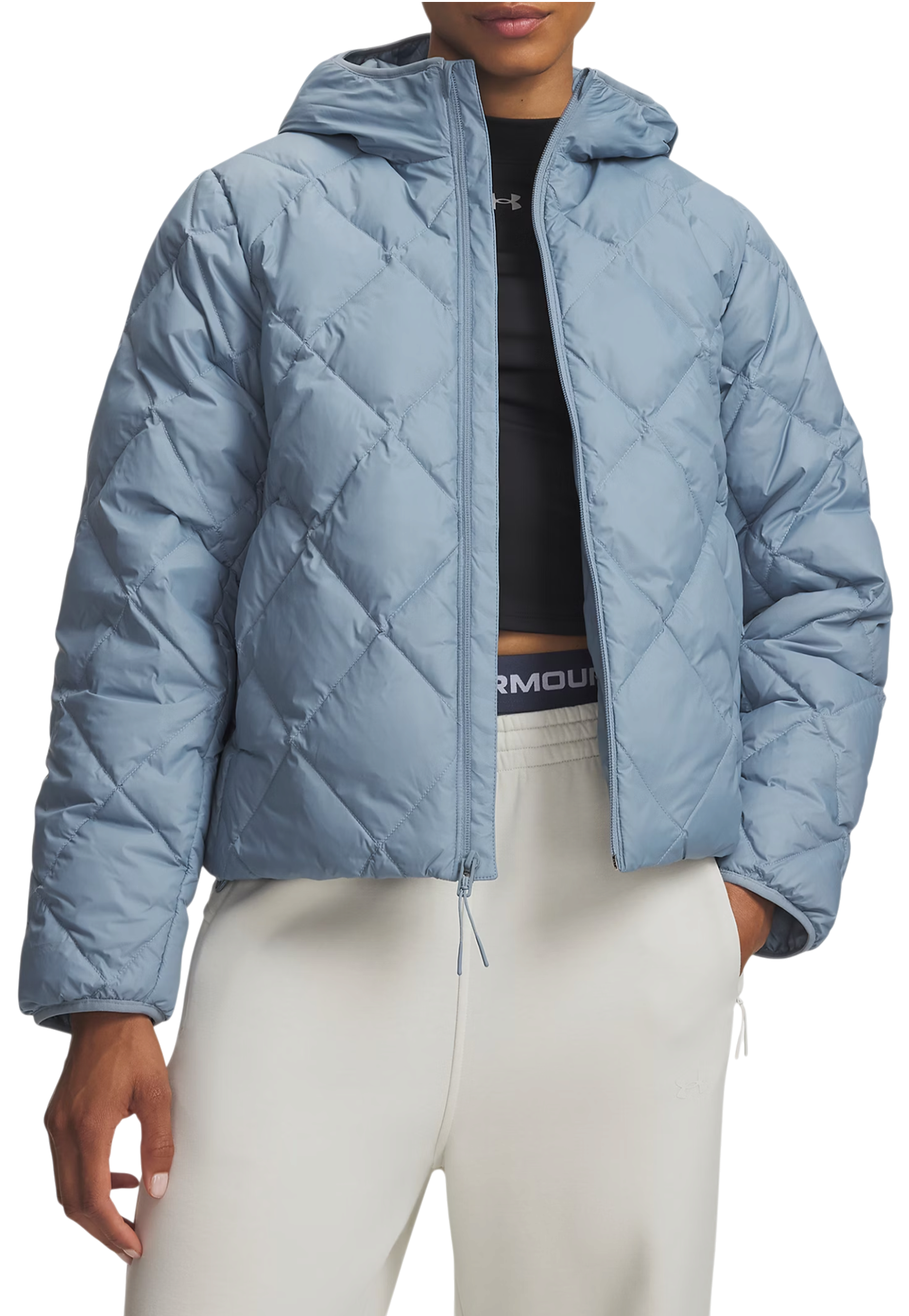 Under Armour Legend Down Hoodie, XXL, Blauw