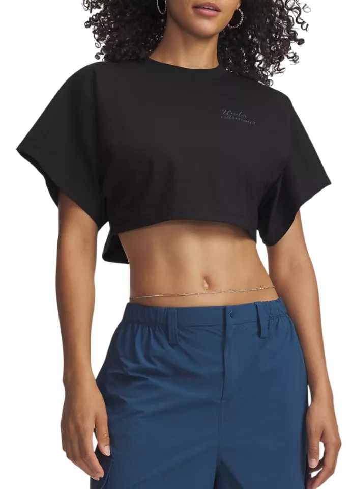 T-shirt Under Armour Cropped Script Short Sleeve