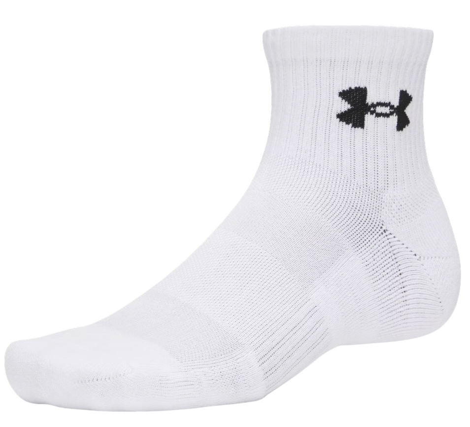Under Armour Performance Cotton 3p Qtr Socks