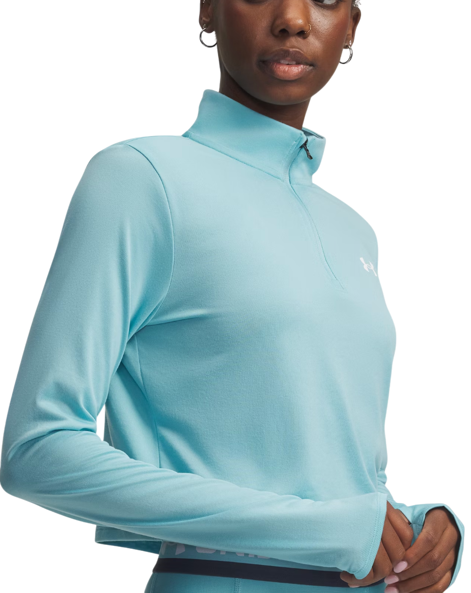 Under Armour GK 1st 水色 シャツ Sweatshirt Under Armour Tech Branded 1/2 Zip - Top4Running.com