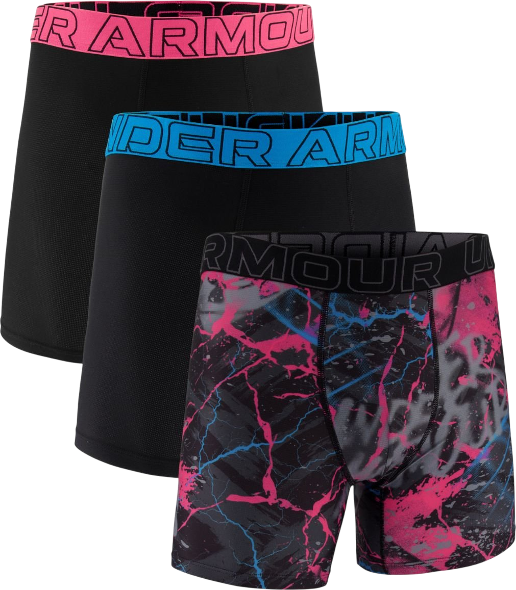 Under Armour Performance Tech Mesh Graphic 3-pack Boxers, M, Veelkleurig
