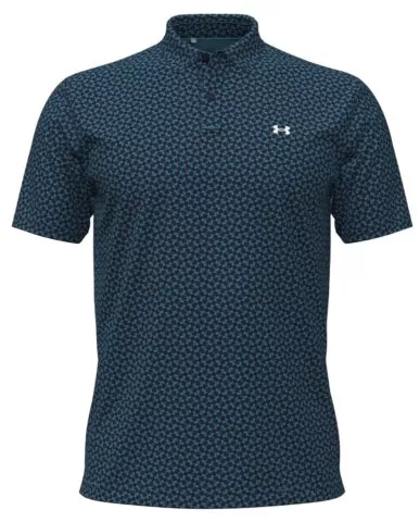 Under Armour Tee To Green Printed Polo