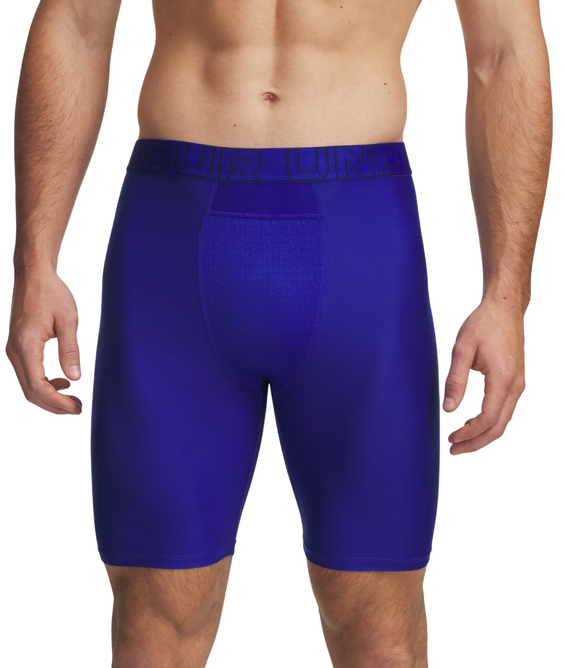 Under Armour Performance Pouch Solid 9in 2pcs Boxers, L, Blauw