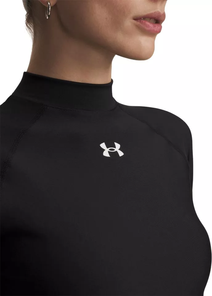 Тениска с дълъг ръкав Under Armour HeatGear Crop Mock Women LS