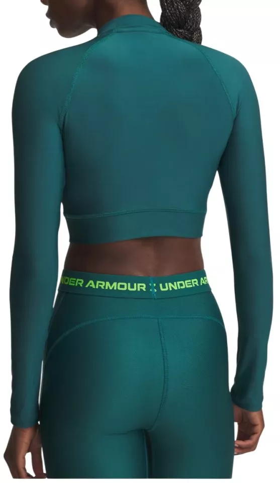 Magliette a maniche lunghe Under Armour HeatGear Crop Mock Women LS