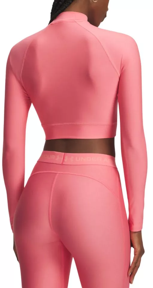 Magliette a maniche lunghe Under Armour HeatGear Crop Mock Women LS