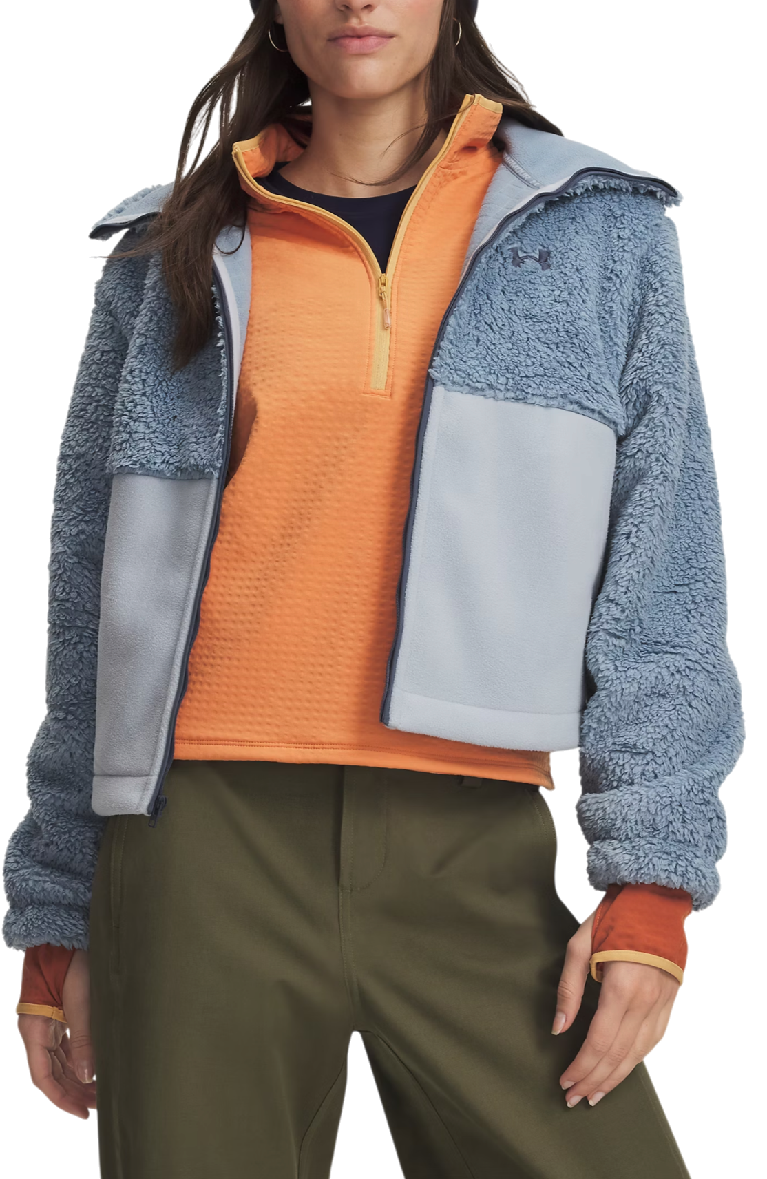 Under Armour Basecamp Fleece Full Zip Sweatshirt, XXL, Blauw
