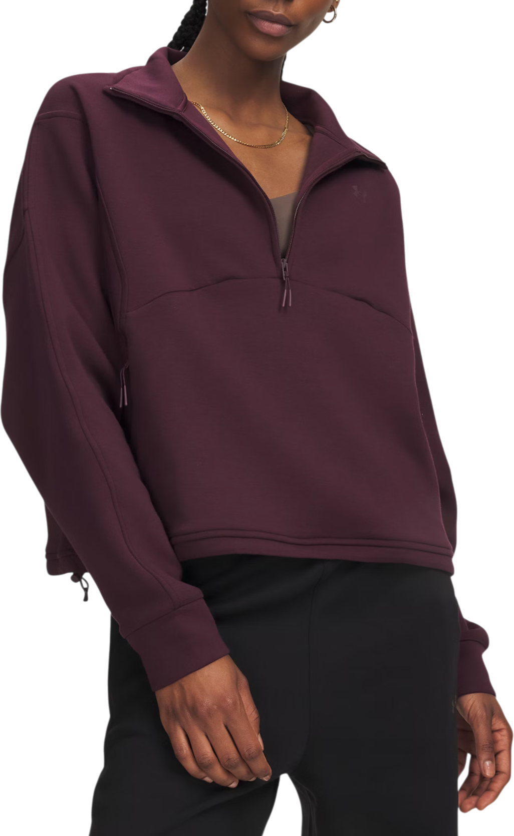 Under Armour Unstoppable Fleece Half-Zip Sweatshirt, XS, Rood