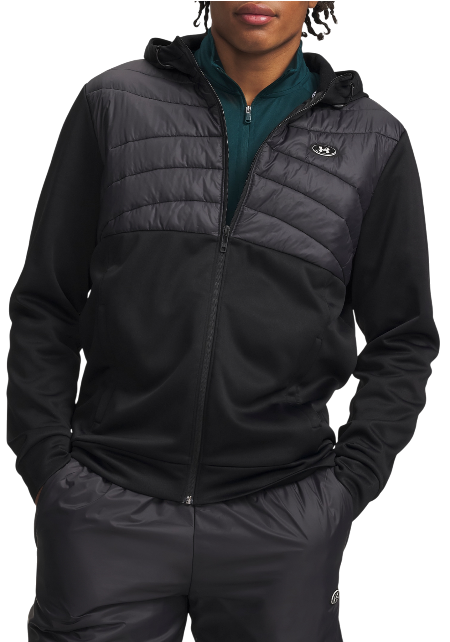 Under Armour Armour Fleece® Utility Insulated Hoodie, L, Zwart