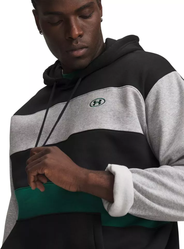 Hanorac cu gluga Under Armour Rival Fleece Striped