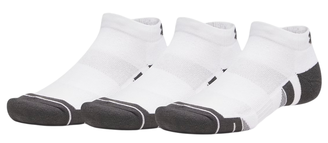Under Armour Performance Tech Low 3pk Sokken, M, Wit