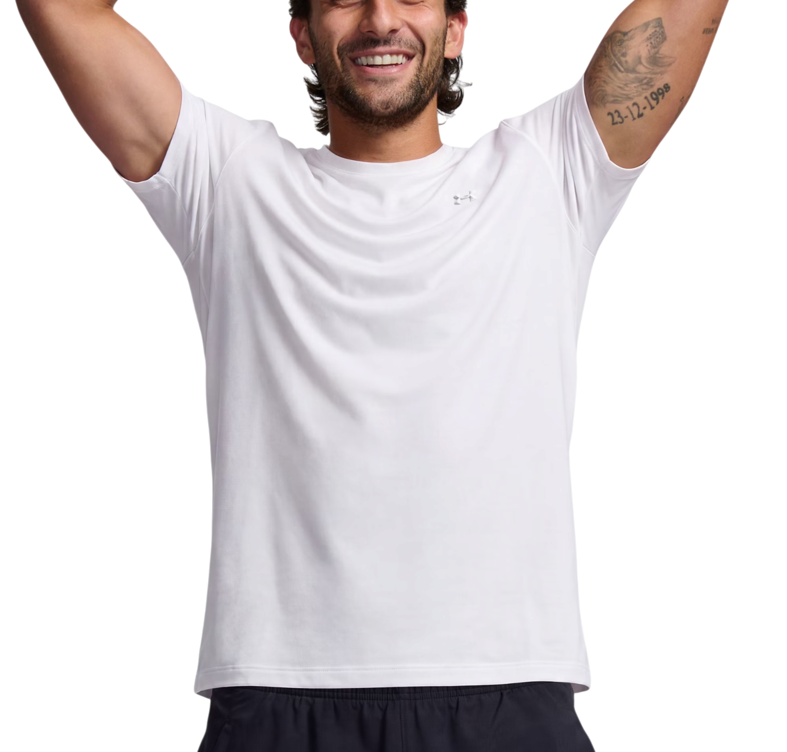 Under Armour The Bouncy T-shirt, M, Wit